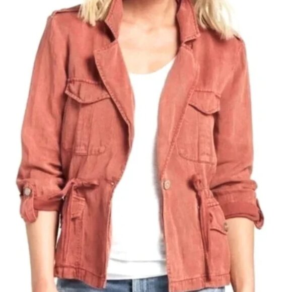 Sanctuary Jackets & Blazers - Sanctuary Field Tie Light Jacket - Size Small NWOT Orange